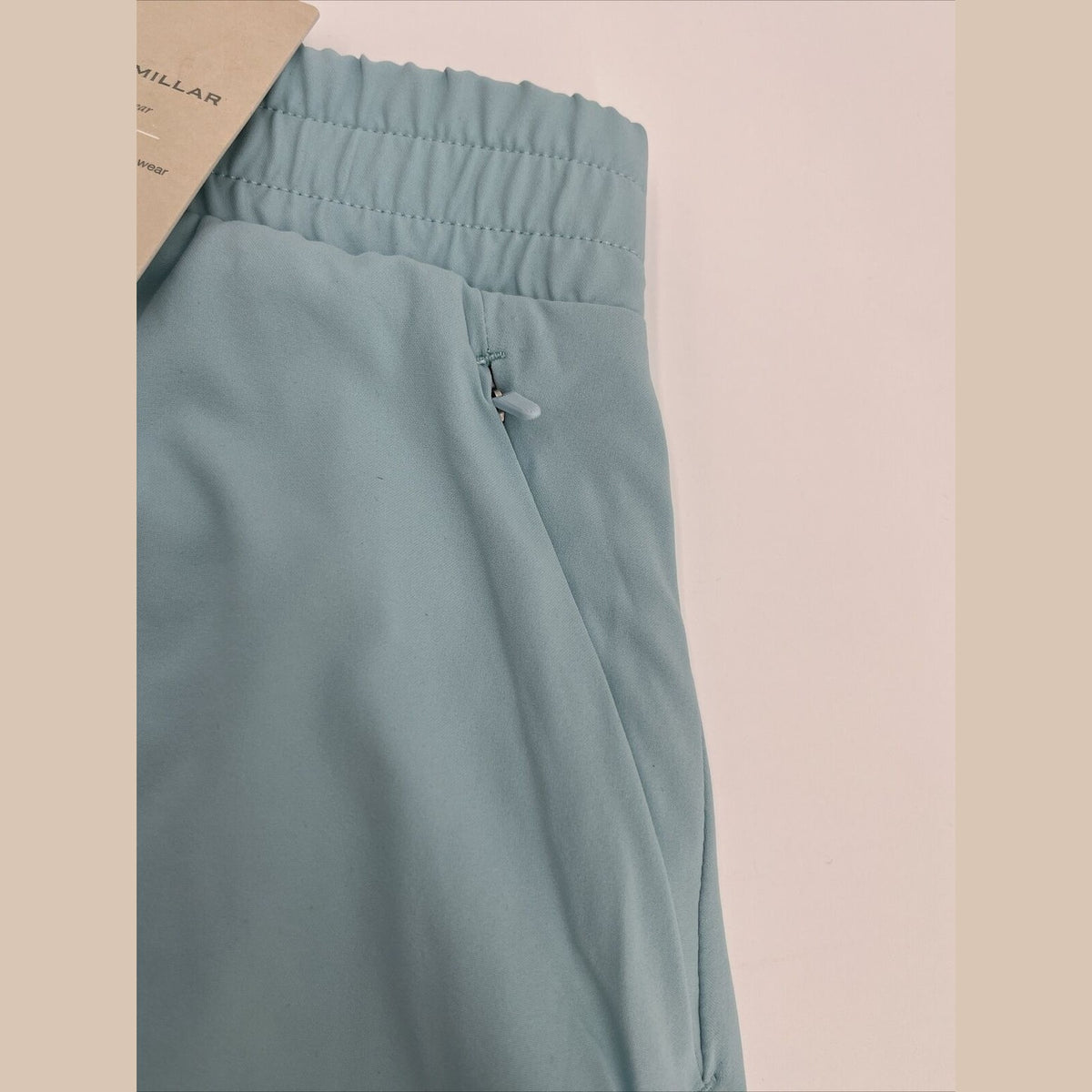 $80 Peter Millar Women's Meridian Performance Running Short-Cirrus Blue-Large