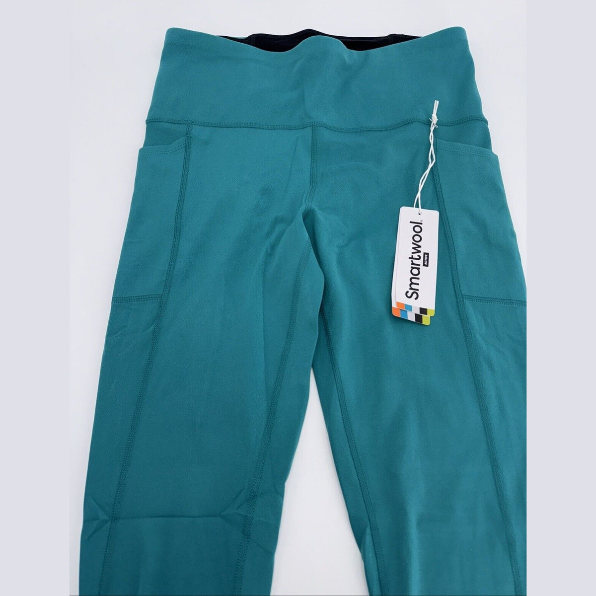 $120 Smartwool Women's Active Legging  - Deep Lake Green- Large - New With Tags