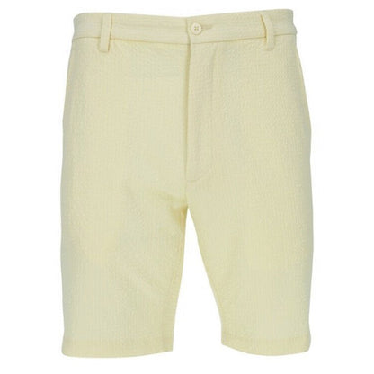 FootJoy Golf Gripper Shorts Seersucker 10” Mens - Lemonade - Size 34W - New  $95