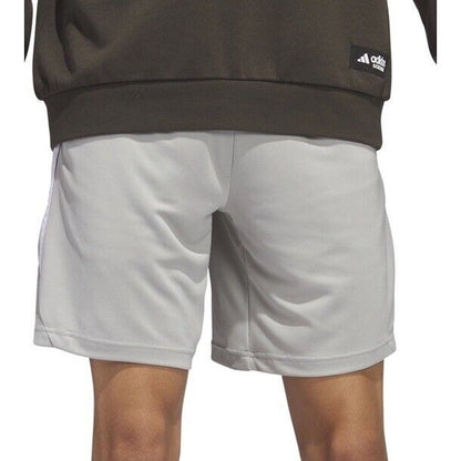 Adidas Men’s 3 Stripes 9” Basketball Shorts - Gray - Medium  NWT