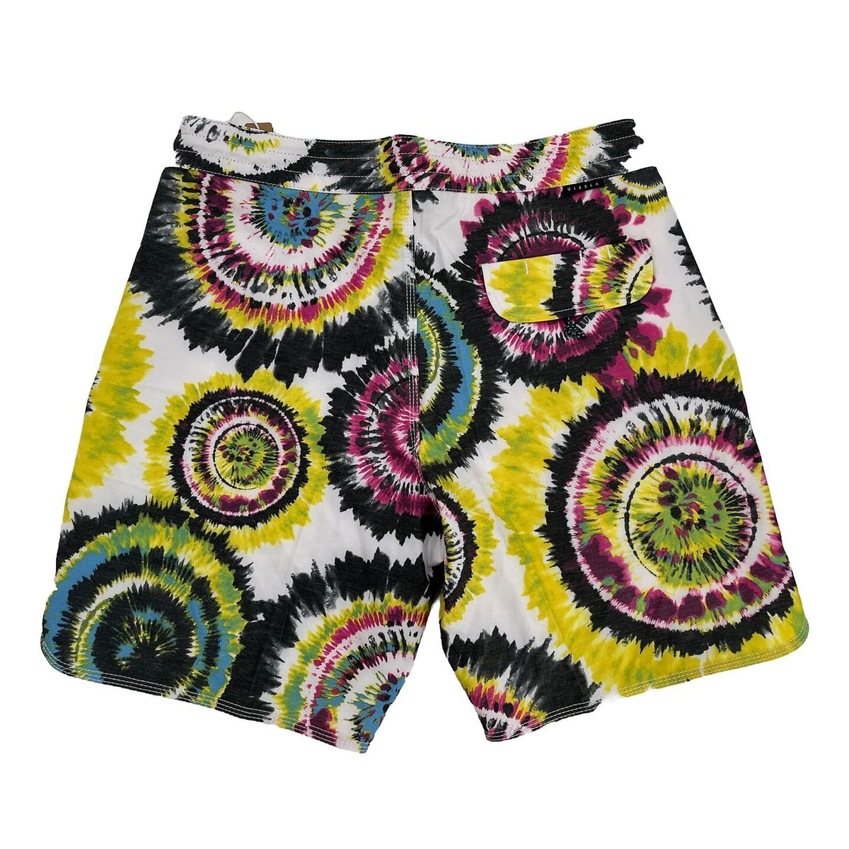 $70 VISSLA Men's Boardshorts SHRED HEAD 17.5" - Black Multi - Size: 34W-NWT