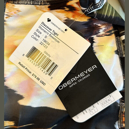 Obermeyer Women’s Discover Tight Color: Glitchy  Size: Small - NWT Retail $79