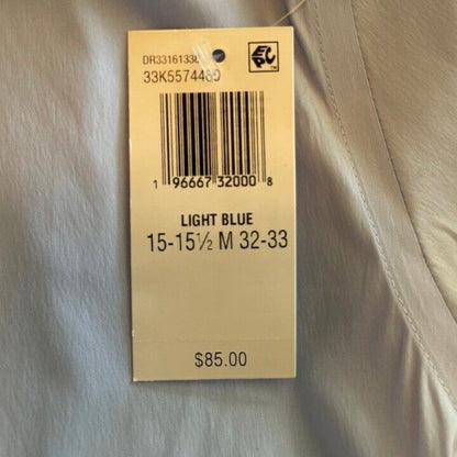 Calvin Klein Men’s  X Extra-Slim Stretch Dress Shirt - Light Blue- 15-15 ½ - Med