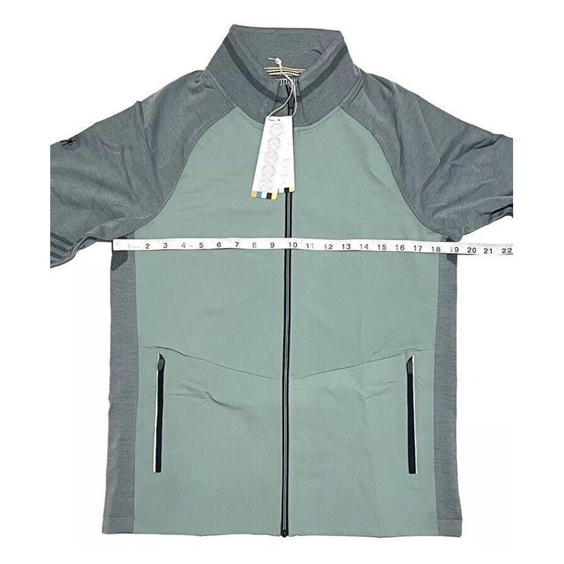 $220 Smartwool Men’s Intraknit Active Full Zip Jacket Merino - Lead Gray- Medium