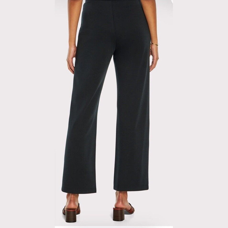 $89 Three Dots Women’s Isabella Flare Pants- Black - Medium- New Tags