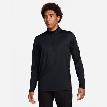$75 Nike Victory Men's Dri-FIT 1/2-Zip Golf Top FD5837- Black - Small -New Tag