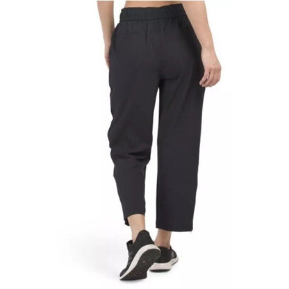 $70 Eddie Bauer Women’s Rapids Capri Pants Lightweight-Black- Size: Medium-NWT