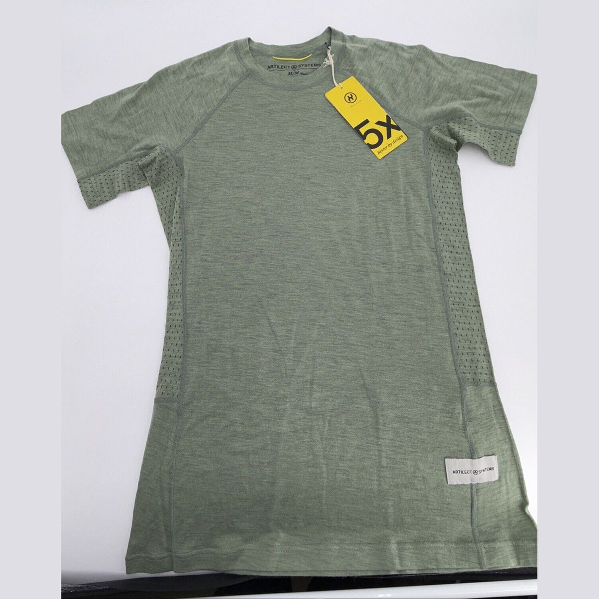 $110 ARTILECT System Women’s Merino Baselayer W-Boulder 125 Tee - Sea-Medium-New