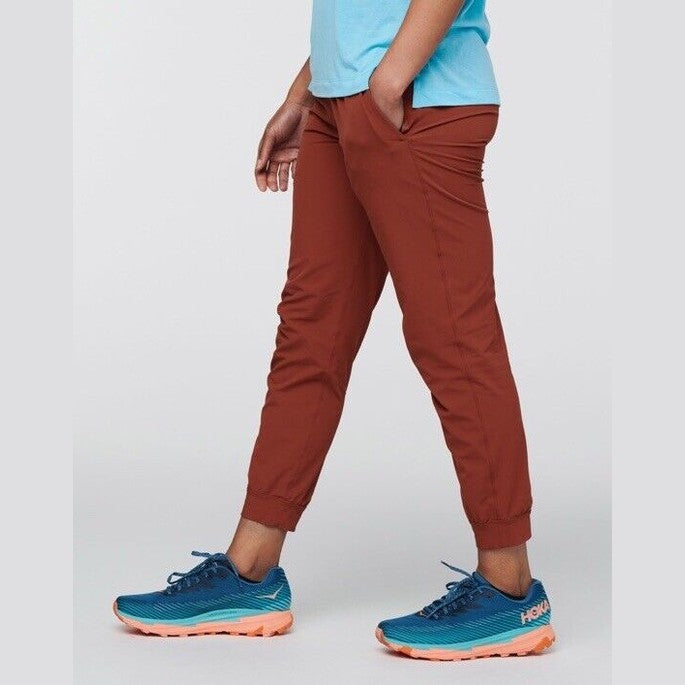 $89 Cotopaxi Women’s Veza Adventure lightweight Joggers-Spice Rust-Large -New