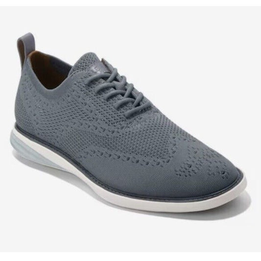 Cole Haan Men’s Grand Evolution Stitchlite Wingtip Oxford -Storm Blue- 10M- New