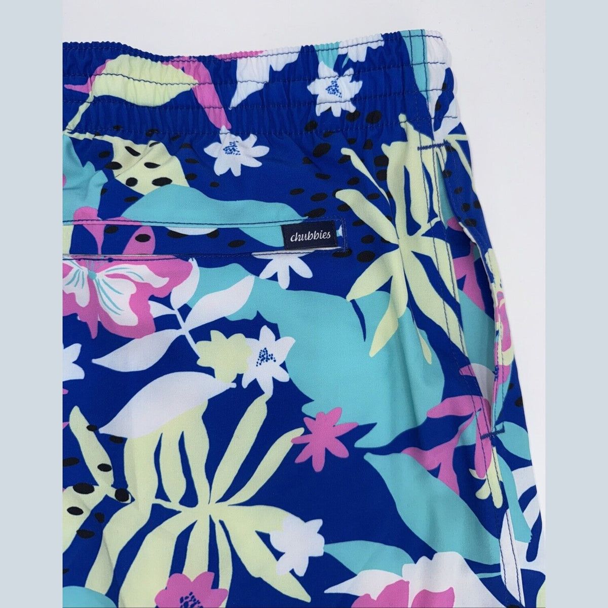 $70 Chubbies The Floral Surprise 5.5" Inseam Swim Trunks- Multi- XLarge -New Tag