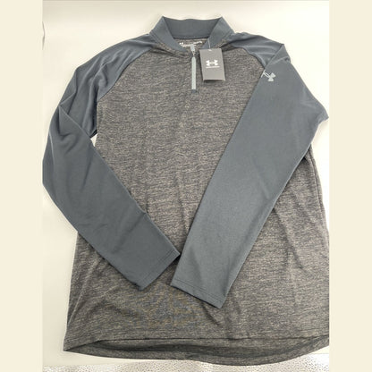 Under Armour Men’s UA Tech 2.0 1/4 Zip Pullover - Black/Grey-Small- New Tag $45