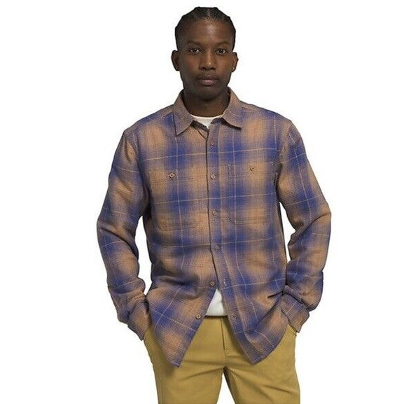 THE NORTH FACE Mens Arroyo Lightweight Flannel- Small- Blue Combo NWT Retail $85