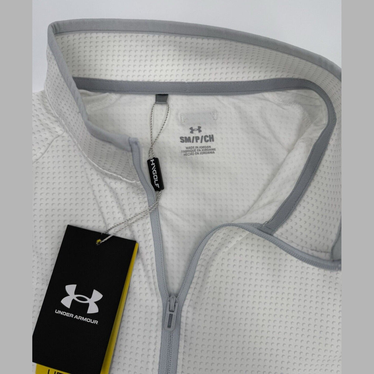 $75 Under Armour Women’s T2 Print Tech 1/4 Zip Long Sleeve Top-White-Small-New