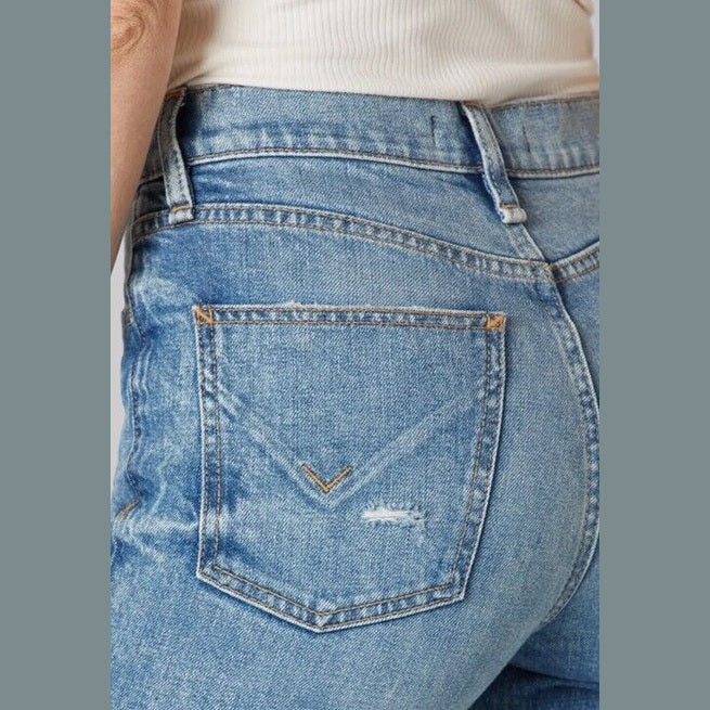 $205 Hudson Women’s Jeans - High Rise Straight Crop- Sweet Dreams- Size 29