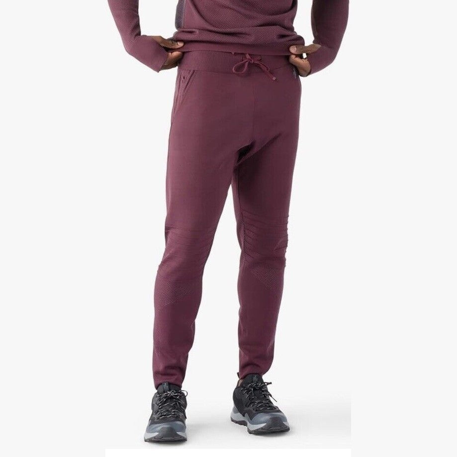 $180 Smartwool Men’s Intraknit Merino Tech Pant-Eggplant Maroon- Small -New Tags