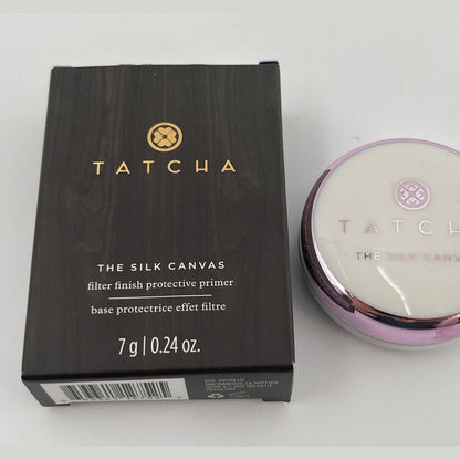 Lot Of 2 Tatcha Silk Canvas Protective Primer Filter Finish  7g 0.24oz New Box