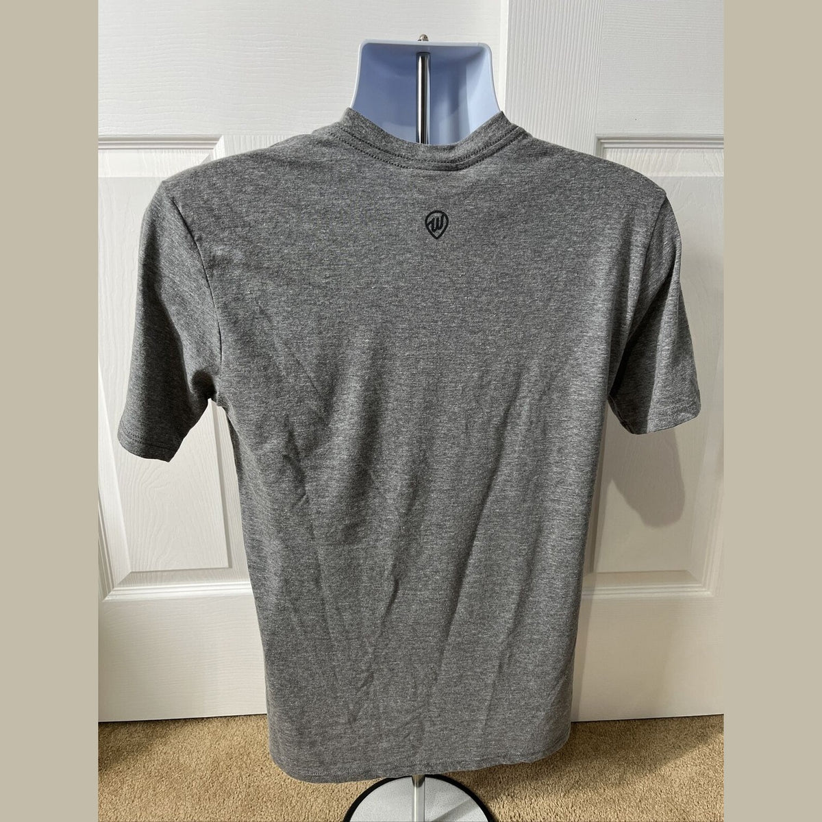 Where I’m From Men’s Denver Soft Cotton T Shirt-Grey/Orange-Small-New