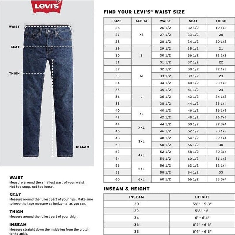 $69.50 Levi's Men's 559 Relaxed Straight Jeans - Mystery Man Blue - 34W 30L -NEW
