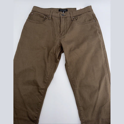 $99 Lucky Brand Men’s- 223 Straight Stretch Five Pocket Pants-Bark- 30W 30L -NWT