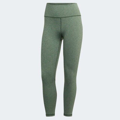 $55 Adidas Women’s Optime 7/8 Tights - Green Oxcide Mel- Medium