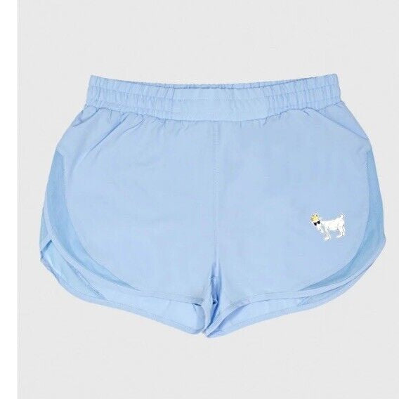 GOAT Women's Athletic Shorts- Carolina Blue - Large  NWT
