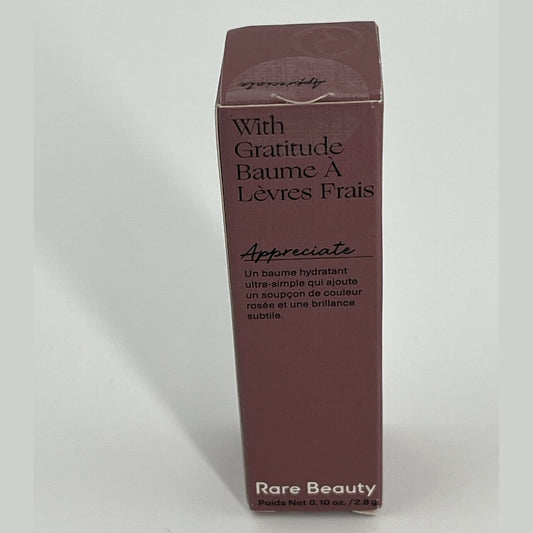RARE BEAUTY With Gratitude, Dewy Lip Balm -Appreciate-  2.8 g / 0.10 oz- Fresh
