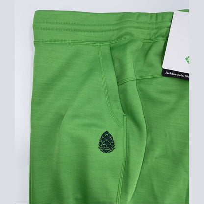 $138 Stio Women's Gannett Peak Fleece Pants-  Alpine Green- Large- New Tags