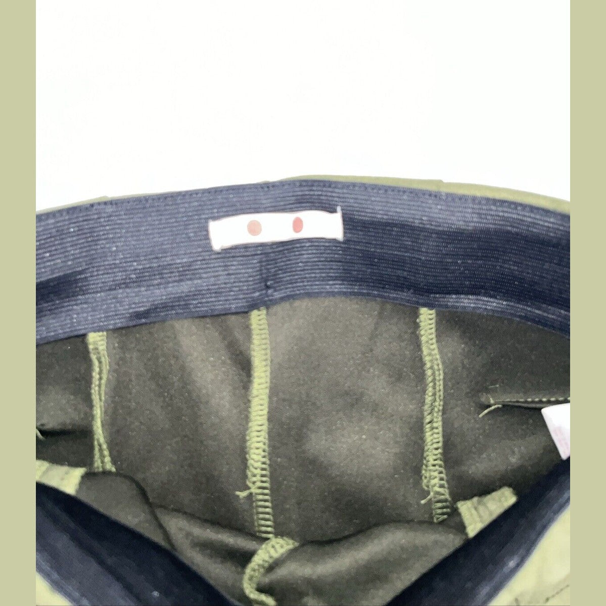 $119 Three Dots Women’s Sofia Front Seem Pull On Pants- Green Moss -Medium-New