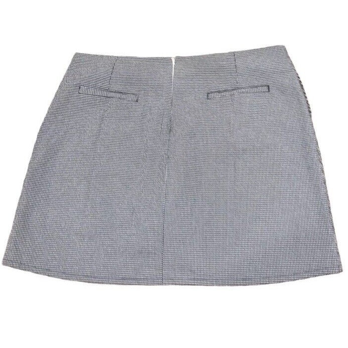 Lady Hagen Women’s Seer Sucker Skort- White Navy - Size 6 -NWT -MSRP $65