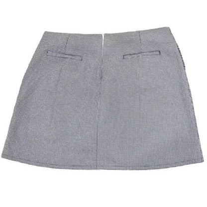 Lady Hagen Women’s Seer Sucker Skort- White Navy - Size 6 -NWT -MSRP $65