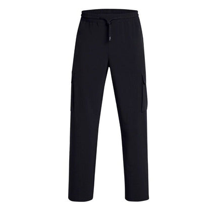 $80 Under Armour Men's UA Woven Vibe Cargo Joggers - Black - Small- New Tag