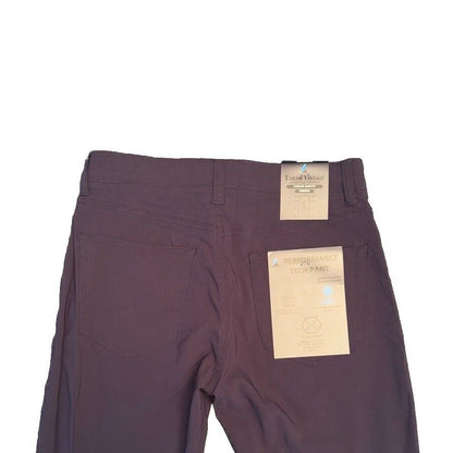 $108 Tailor Vintage Men's Canaan Performance Tech Pants Slim Fit- Navy- 30W 30L