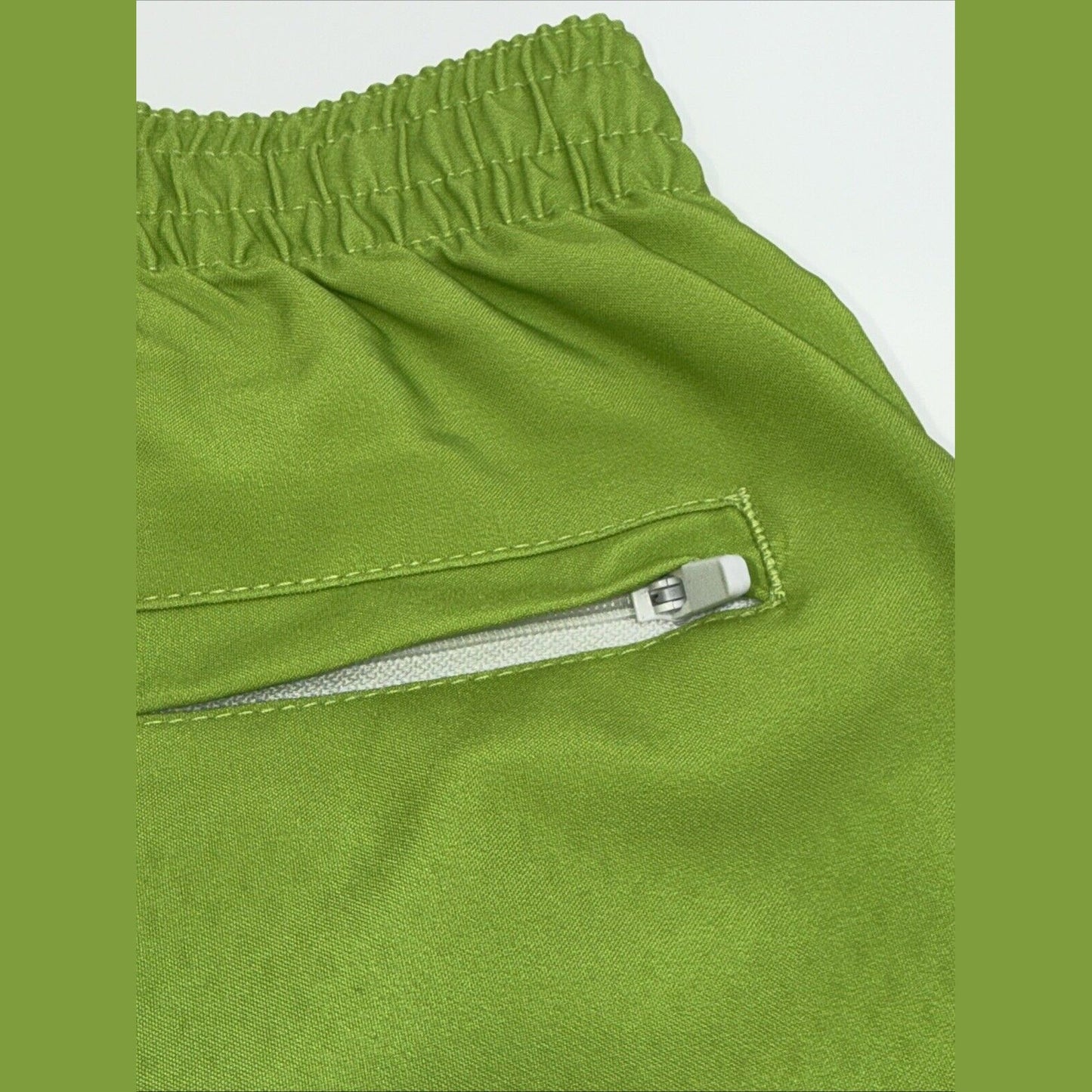 $65 Duvin Design Men's Design Swim Trunk Shorts - Lime Green - Size: Small-NEW