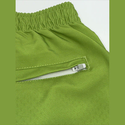$65 Duvin Design Men's Design Swim Trunk Shorts - Lime Green - Size: Small-NEW