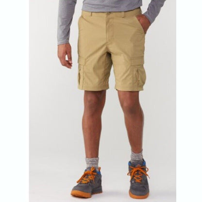 $60 Rei Men’s  Sahara Cargo Shorts Belted Hiking Outdoor-Burlap Beige-30W- New