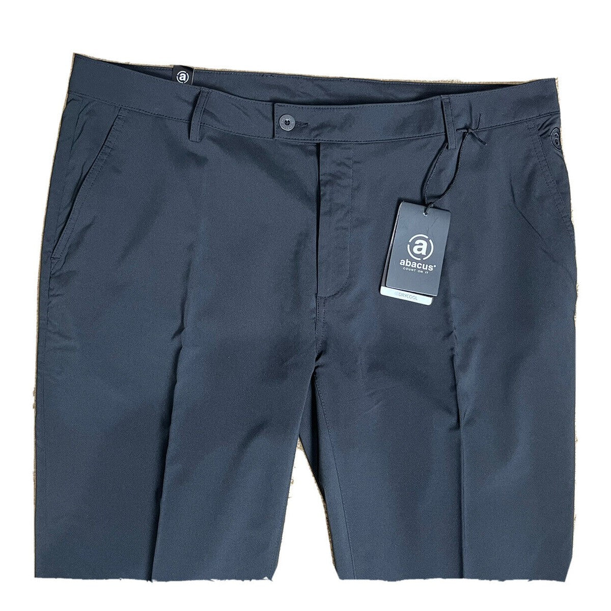 Abacus Count on It Men’s Stretch Golf Pants Travel Slacks- Black- 38W 34L-New$95