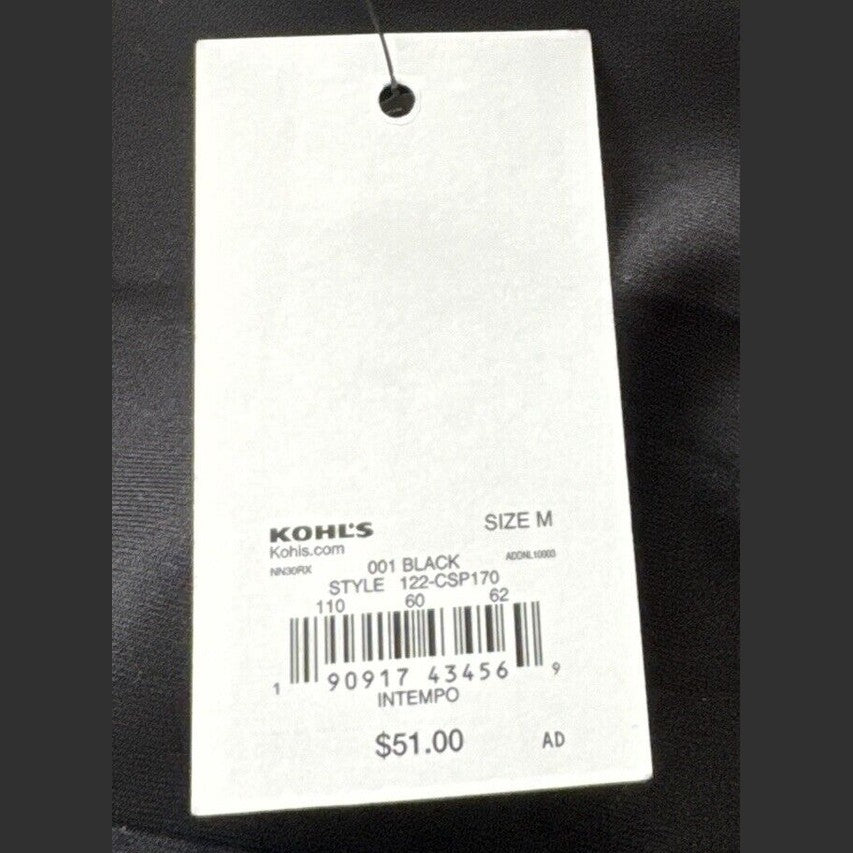 Intempo Women’s Fitted Scuba Pants- Black - Medium - NWT - Retail $51