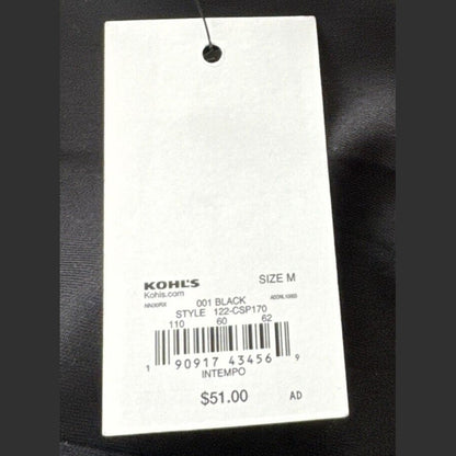 Intempo Women’s Fitted Scuba Pants- Black - Medium - NWT - Retail $51