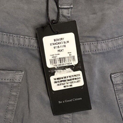 $228 Citizens Of Humanity Men’s Bowery Standard Slim Luxury Jeans-Grey- 30Wx32L