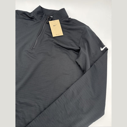 $75 Nike Victory Men's Dri-FIT 1/2-Zip Golf Top FD5837- Black - Small -New Tag