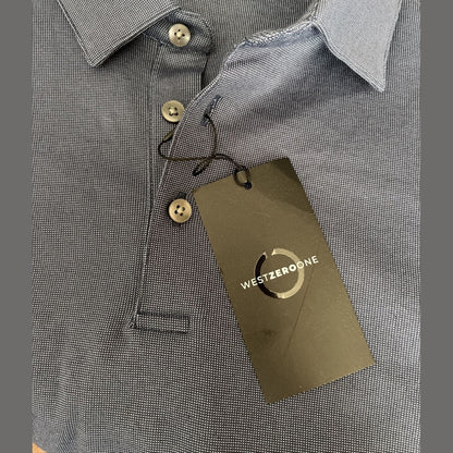 Westzeroone Men’s River Valley Polo S/S Shirt - Blue Night- Small- New Tags $69