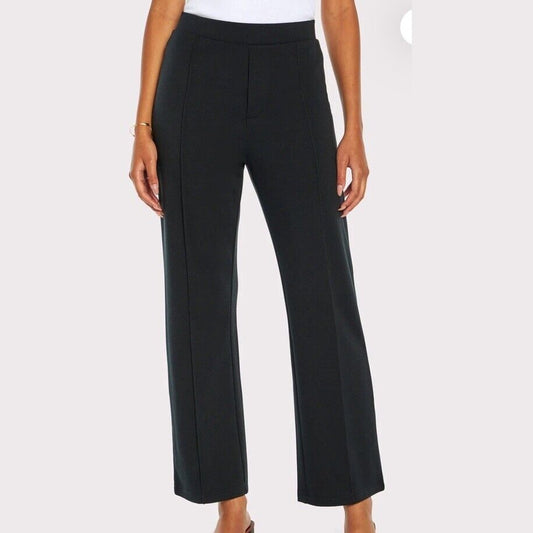 $89 Three Dots Women’s Isabella Flare Pants- Black - Large - New Tags