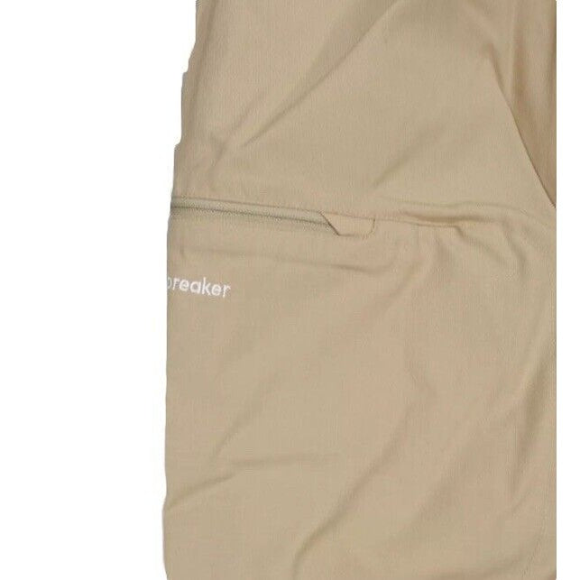 $240 Icebreaker Women’s Hike Pants Cargo Zip- Sand- Size 30w
