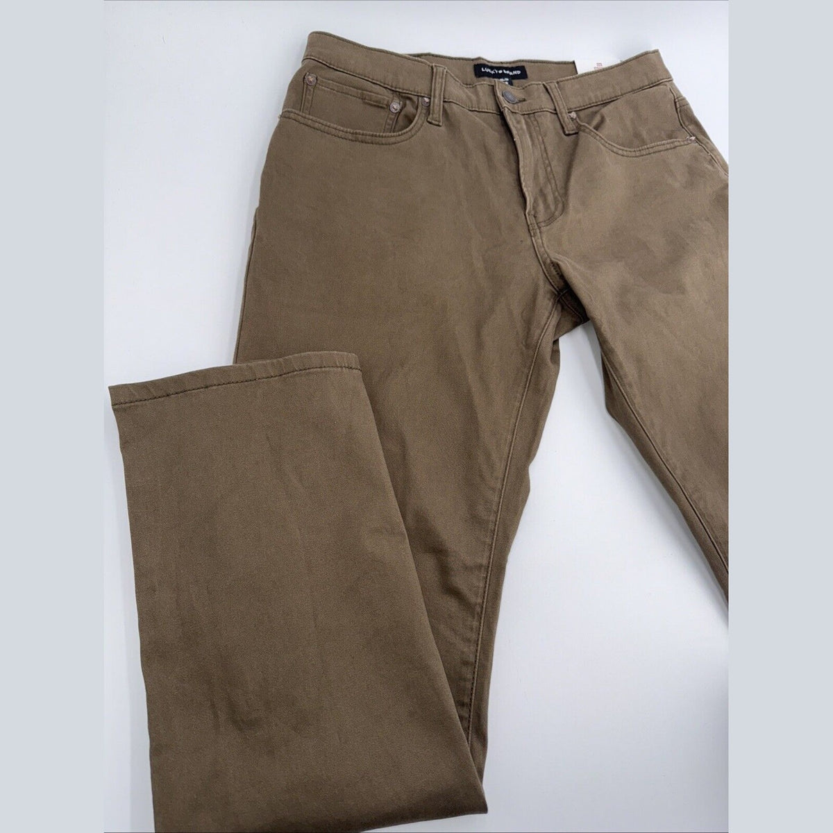 $99 Lucky Brand Men’s- 223 Straight Stretch Five Pocket Pants-Bark- 30W 30L -NWT
