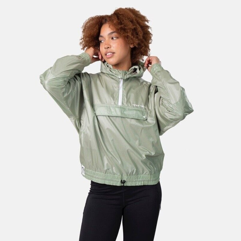 $120 Kari Traa Women’s Pauline Jacket Rain/Run Training-Slate Green- Medium- New