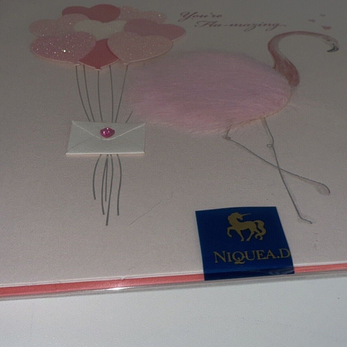 Lot Of 2 Niquea.D Dimensional Valentine's Day Greeting Cards- Upscaled Quality!