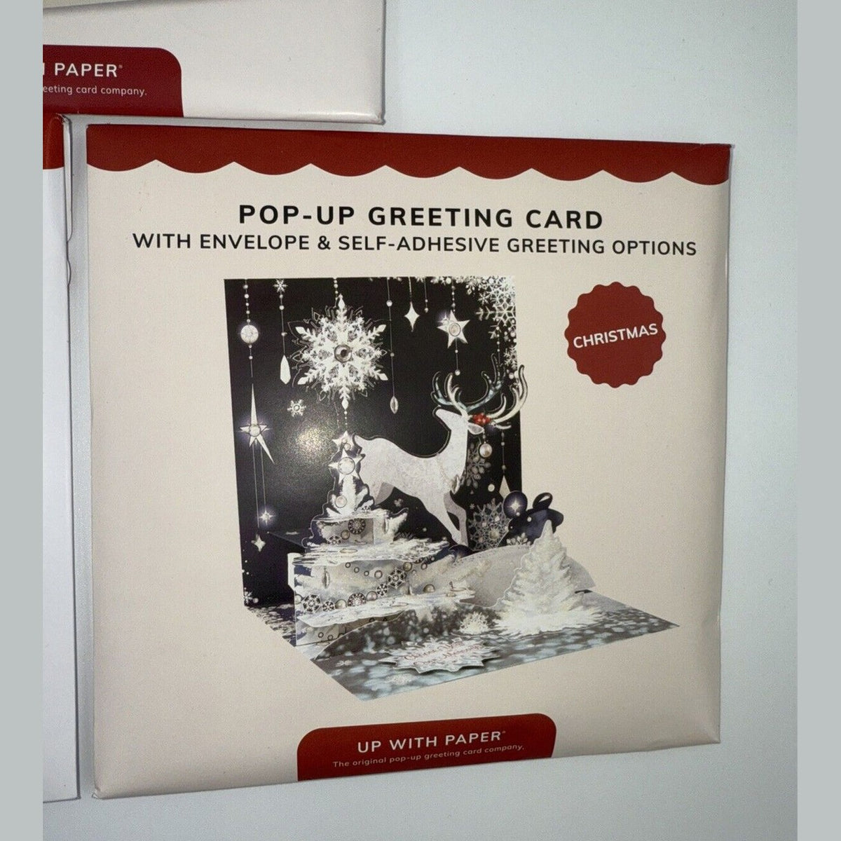 Up With Paper Lot Of 3 Holiday Pop-Up Christmas Cards- Combo - ($30) Great Deal!