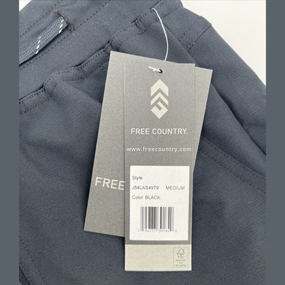 $69 Free Country Women’s Rouched Up Adjustable Pants- Black- Medium-New Tags