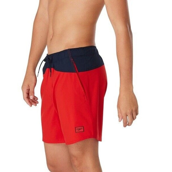 Speedo Men's 6.5” Marina Flex Volley Swim Shorts Trunks - Arctic Blue - Small